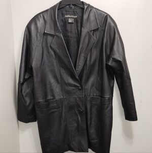 Savannah Women's Classic Black Leather Jacket